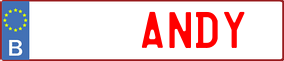 Truck License Plate